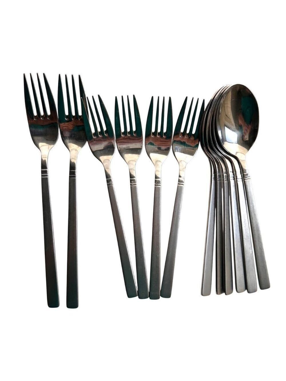 12 pc Oneida 18/10 MCM Style Flatware Indonesia